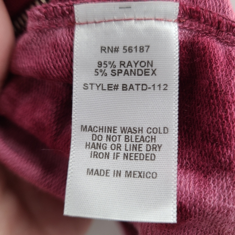 NWOT BAEA Los Angelos tie‎ dye zip front Hoodie - Size X-Small - Picture 5 of 6